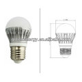 Lâmpada conduzida não-dimmable, bulbo conduzido, A45, base E27, 5W, 120 graus